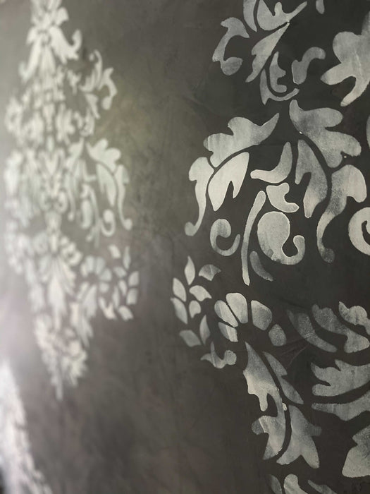 damask floral stencil