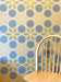 Indian Flower Bush Modern Allover Pattern stencil