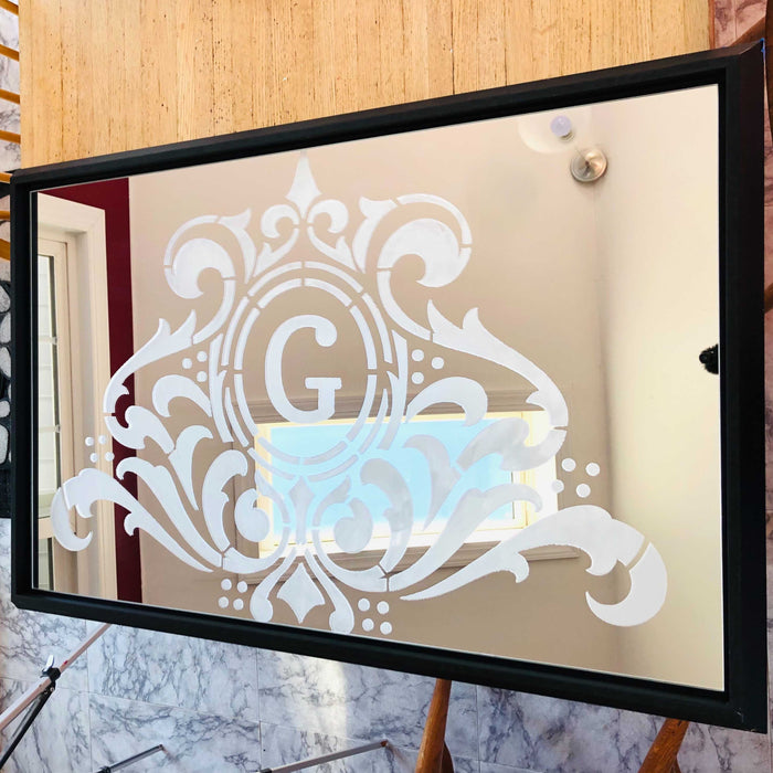 monogram stencil
