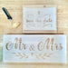wedding day stencil
