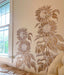 sunflower stencil