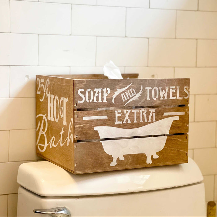 bath tub stencil