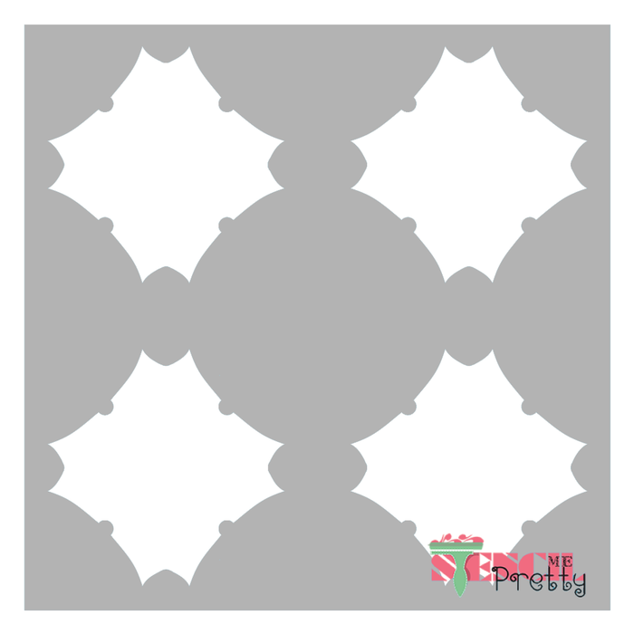 minimalist tile stencil