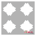 minimalist tile stencil