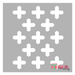 moroccan cross stencil
