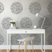 curved lines stencil