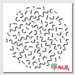 curved lines stencil