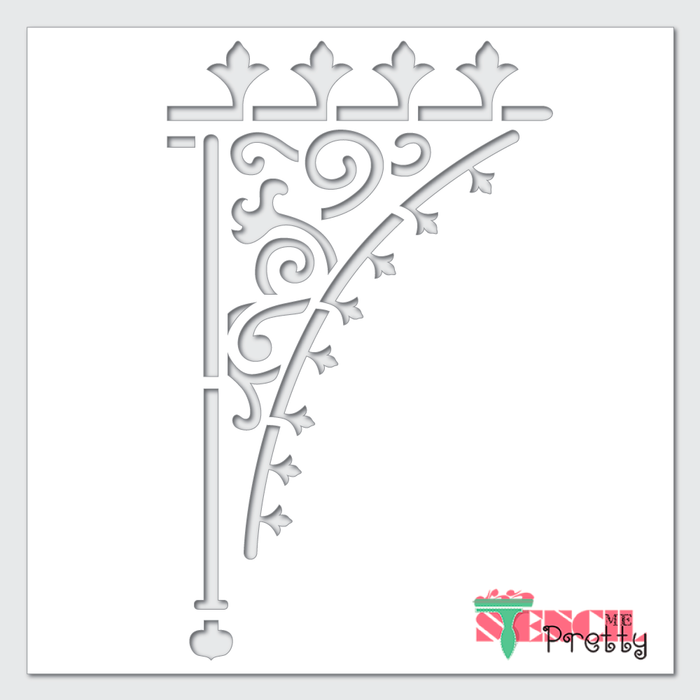 arc corner stencil