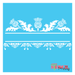 victorian border stencil