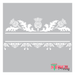 elegant border stencil