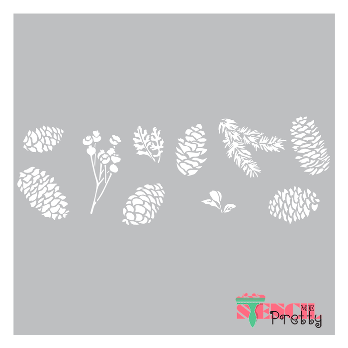 pine cone designed chair pillow