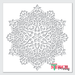 intricate mandala stencil