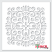 ornate tile stencil