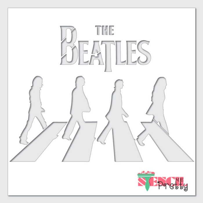 the beatles album stencil