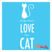 All You Need Is Love Feline Cat Lovers stencil