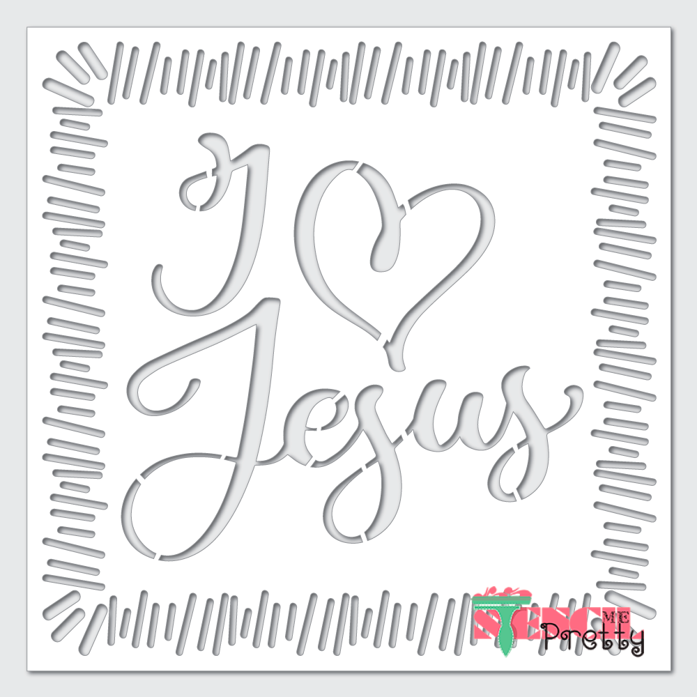 christian decor stencil
