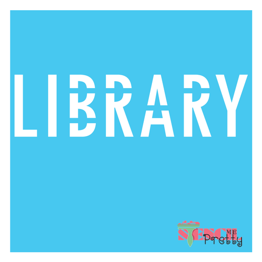 library stencil