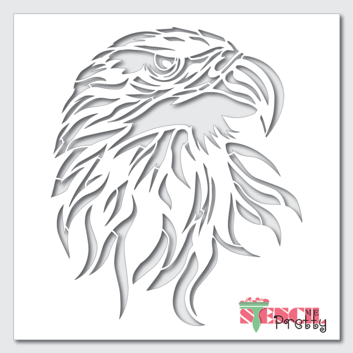 eagle head stencil