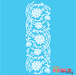 ornate persian border stencil
