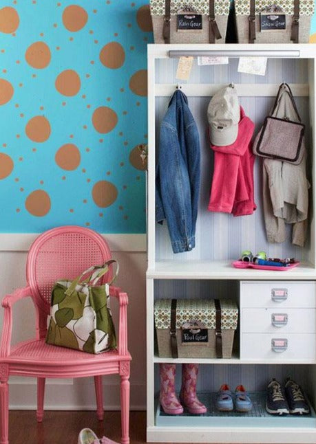 polka dots stencil