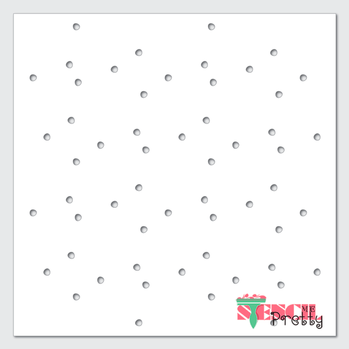 polka dot stencil