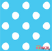 polka dots egg stencil