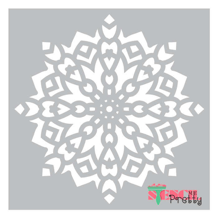 ornate mandala stencil