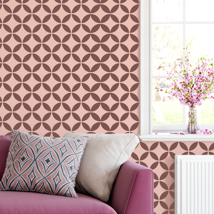 geometric Japan  pattern stencil