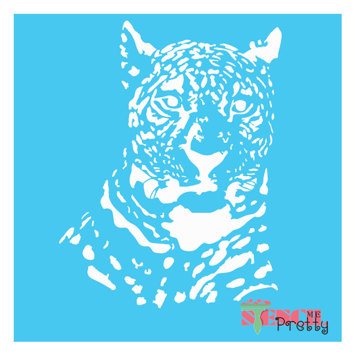 cheetah stencil