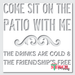 patio sign stencil