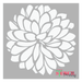 flower single head stencil