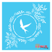 swallow bird stencil