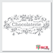 chocolate factory stencil