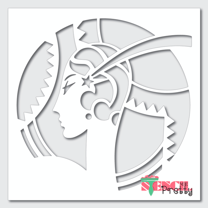 native american stencil