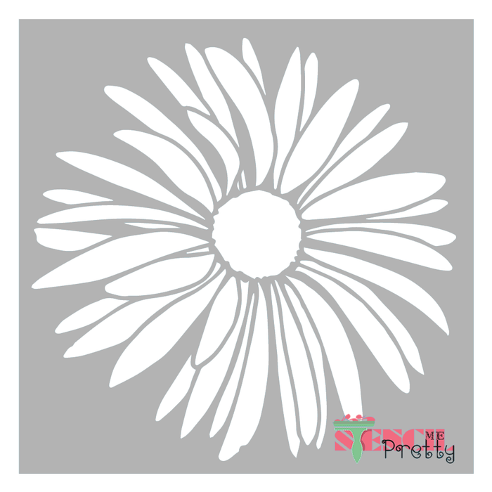 sunflower stencil