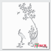 river shrub stencil