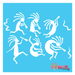 kokopelli stencil