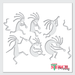 kokopelli stencil