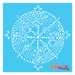 antique compass stencil