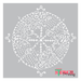 antique compass stencil