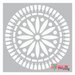 round tribal stencil