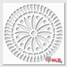 round tribal stencil