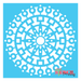 sun medallion stencil