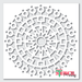 flower mandala stencil
