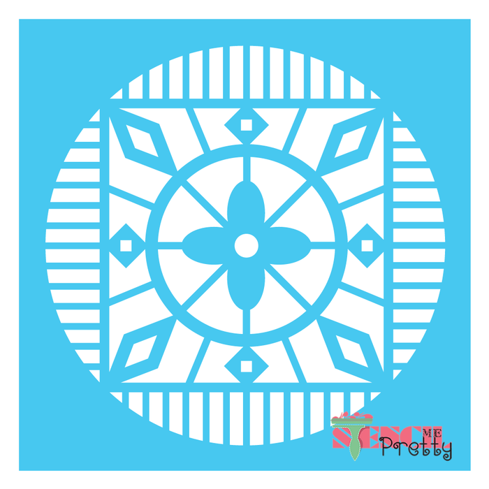 flower mandala stencil