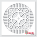 tribal tile stencil