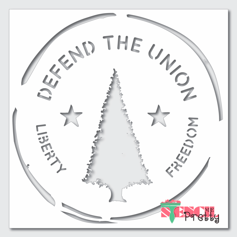 pine tree stencil