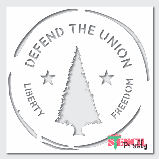 pine tree stencil