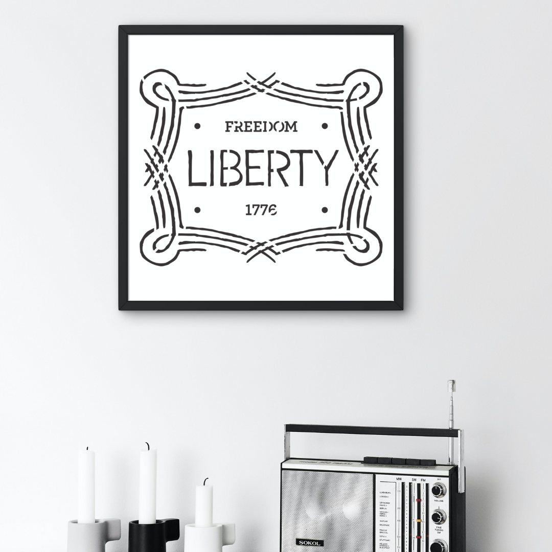 1776 stencil