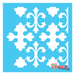 medieval style wall stencil
